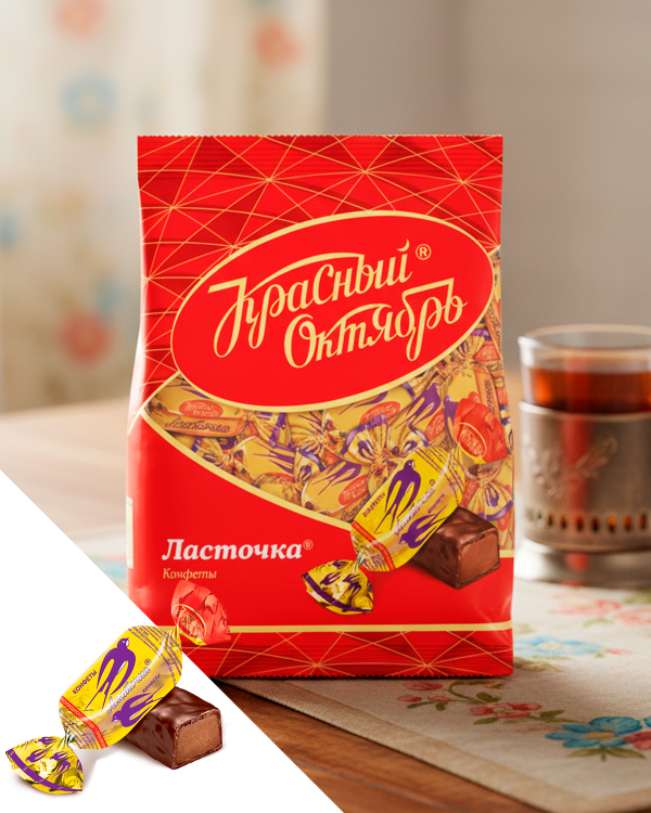 "КРАСНЫЙ ОКТЯБРЬ" Конфеты Ласточка 250г