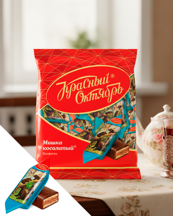 "КРАСНЫЙ ОКТЯБРЬ" Конфеты Мишка косолапый 200г
